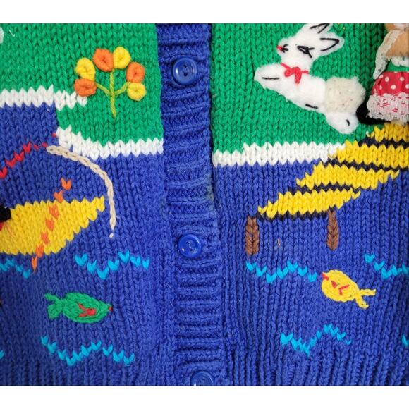 St Peter Trachten Scenic Novelty Cardigan Sweater - Picture 3 of 6